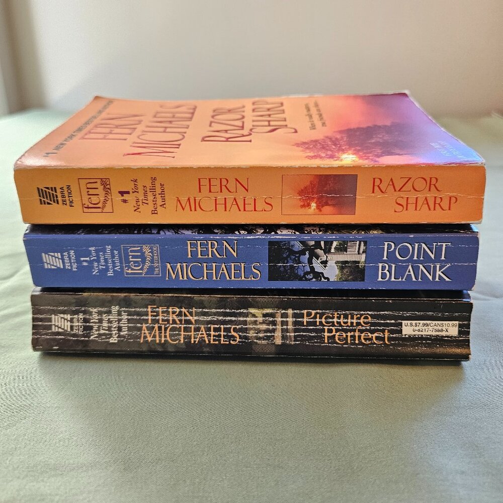 Fern Michaels 3 Book Bundle: Picture Perfect, Razor Sharp, Point Blank Paperback - Picture 9 of 11